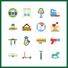 retro icon. blaster and scooter vector icons in retro set. Use this illustration for retro works.