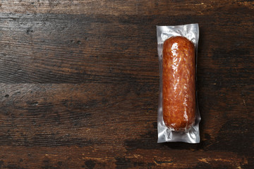 Packed pork sausage