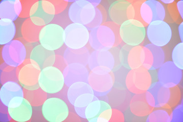 Blurred view of beautiful lights
