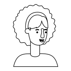 beautiful and young woman character