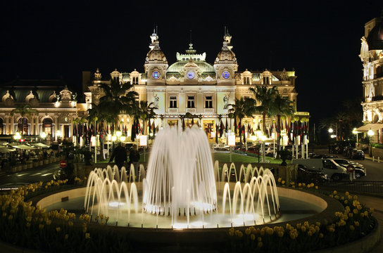 Park in Monte Carlo. Principality of Monaco