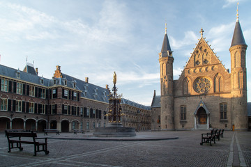 Naklejka na ściany i meble Binnenhof Den Haag