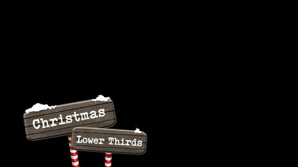 Christmas Lower Thirds