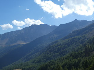 summit rock panorama landscape of the mountains in south tyol italy europe 