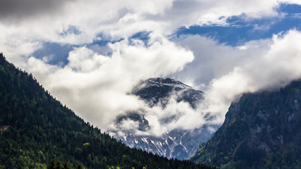 Beautiful alpine view at the Achensee - Tyrol - Austria