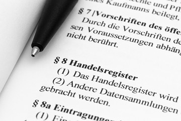 Handelsregister Paragraph Handelsgesetzbuch