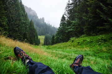 Wanderung bei schlechtem Wetter