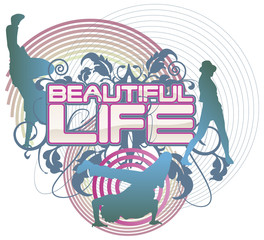 Different human figure showing beautiful life