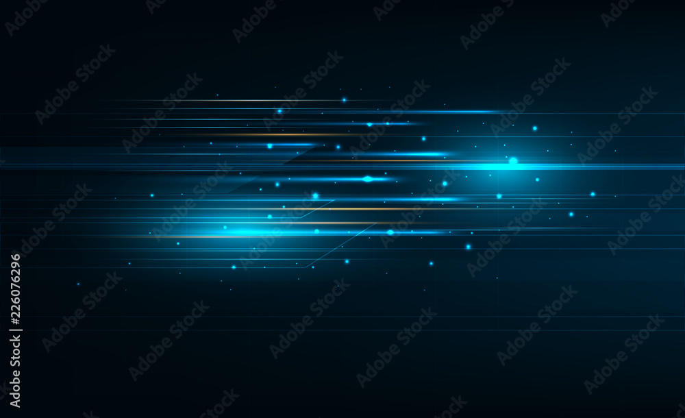 Poster high speed movement design. hi-tech. abstract technology background. vector illustration.