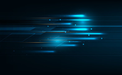 High speed movement design. Hi-tech. Abstract technology background. Vector illustration.