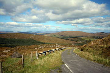 Ocean view from the top of mount Gabriel West Cork