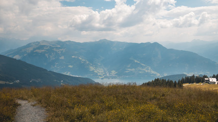 Beautiful alpine view at Schmittenhoehe - Zell am See - Salzburg - Austria