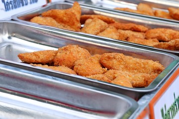 Fried chicken at street food