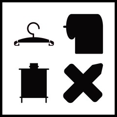 household icon. utensils and stove vector icons in household set. Use this illustration for household works.