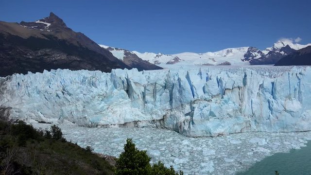 Panorama of Perito Moreno Glacier. Santa Cruz Province, Argentina