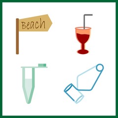 preparation icon. pilon and test tube holder vector icons in preparation set. Use this illustration for preparation works.
