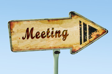 Schild 328 - Meeting