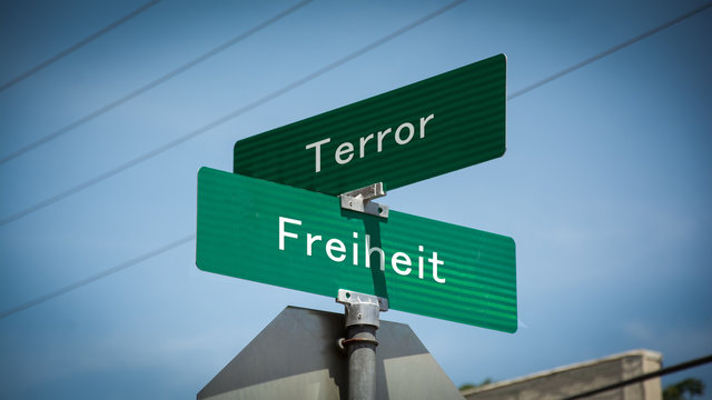 Schild 345 - Terror