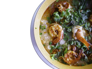 The  Rice in Tom Yum Goong Soup