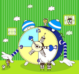 Close-up of an alarm clock