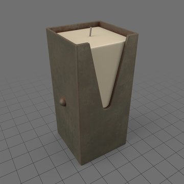 Western candle holder