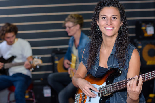 guitarist playing the guitar