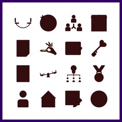 success vector icons set. key, curriculum, real estate and note in this set.