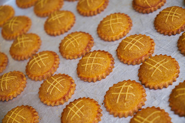 background of cookies