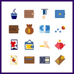 banking icon. credit card and money bag vector icons in banking set. Use this illustration for banking works.