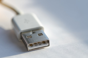 Detail of a usb cable