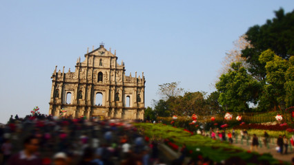 Macau Monument Architectual Landmark Ruins of St. Paul