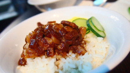 Braised Mince Pork Rice