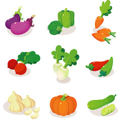 Close-up of various vegetables