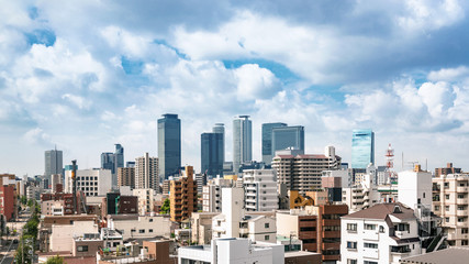 Fototapeta premium 名古屋市名駅地区の風景