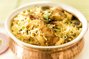 Chicken dum biriyani