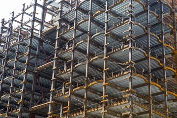 Building being constructed