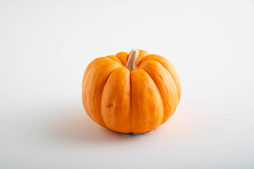 isolated orange pumpkin