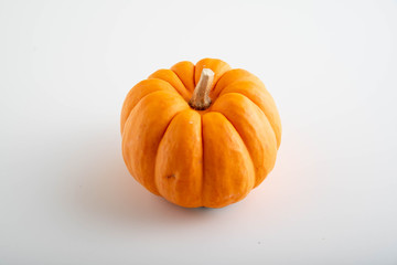 isolated orange pumpkin