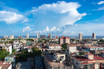 Obraz premium View of Havana from skyscraper, Havana, Cuba
