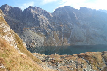 Veľké Hincovo pleso lake under Kôprovský štít peak in Mengusovska dolina valley, High Tatras, Slovakia © dalajlama