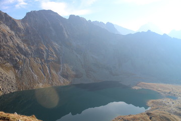 Veľké Hincovo pleso lake under Kôprovský štít peak in Mengusovska dolina valley, High Tatras, Slovakia  © dalajlama