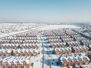 aerial view of the city