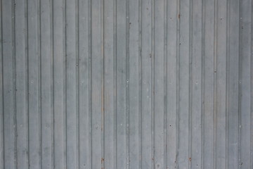 Old gray tin wall
