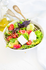 Summer vegetable salad