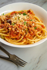Ragù alla Bolognese Bucatini