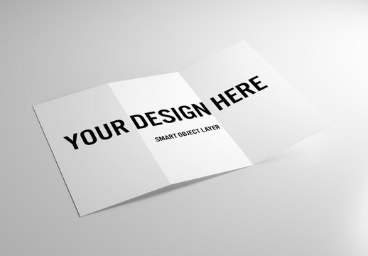 Trifold Brochure Mockup