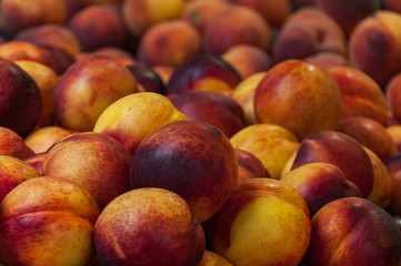 Peaches at Fruit shop