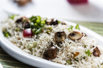 Mushroom fried rice