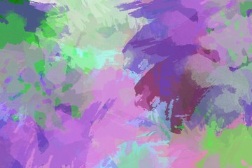 Abstract bolld purple green aqua bold brush strokes background design