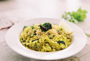 Poha- A popular Indian breakfast
